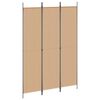 vidaXL Sobna pregrada s 6 panela crna 300 x 220 cm od tkanine