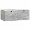 vidaXL TV ormar za zid Zidne Betonska siva 78,5 x 41 x 30 cm