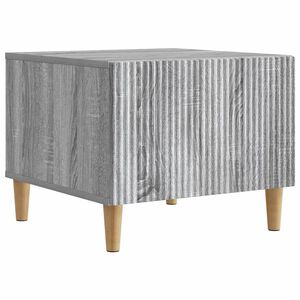vidaXL Kava Stol Siva sonoma 49 x 50 x 40 cm Konstruirano drvo