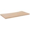 vidaXL Ploča za radni stol 80 x 40 x 2,5 cm od masivne borovine
