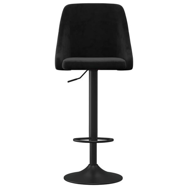 vidaXL Barski stolci 2 kom crni bar&scaron;unasti