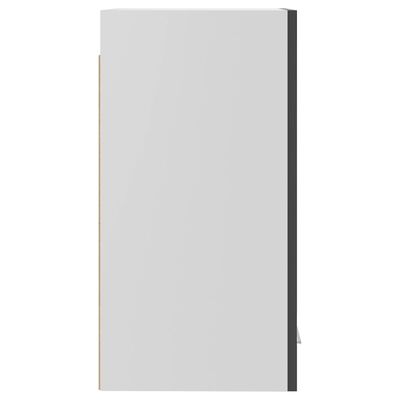 vidaXL Viseći ormarić sjajni sivi 29,5 x 31 x 60 cm konstruirano drvo