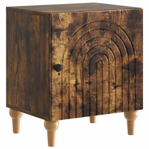 vidaXL Noćni ormar Dimljeni hrast 43 x 34,5 x 50 cm Konstruirano drvo