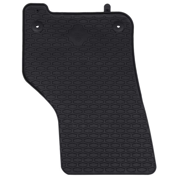 vidaXL Auto tepih 4 pcs Crna prikladno za VW GOLF VIII Variant 2020-