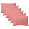 vidaXL Presvlaka za jastuk 6 pcs HEERLEN Ružičasta 30 x 50 cm Bar&scaron;un