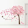 425868 WALPLUS Home Decoration Sticker Cherry Blossom 320x180cm Pink