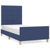 vidaXL Okvir za krevet bez madraca plava 100x200cm od tkanine