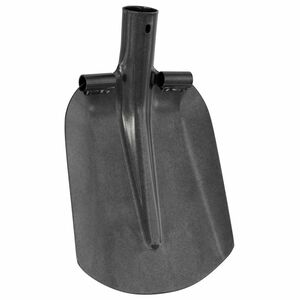 vidaXL Glava lopate Srebrno 33 x 21 cm Čelik s prahom premazan