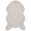 vidaXL Faux Rabbit Fur Rug Olite Bež 60 x 90 cm Poliester