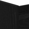 vidaXL Uska kolica za pohranu Crni hrast 60 x 20 x 82 cm