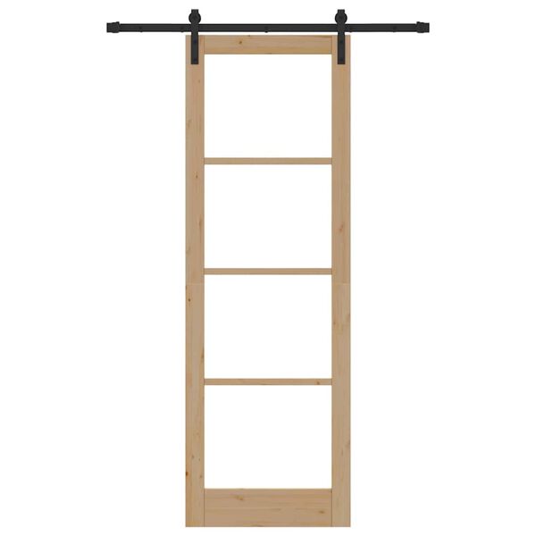 vidaXL Klizna vrata ORKDAL Prirodna 78 x 232 cm