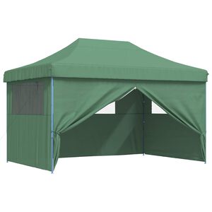 vidaXL &Scaron;ator za zabave 292 x 440 x 315 cm Zelena Oxford tkanina