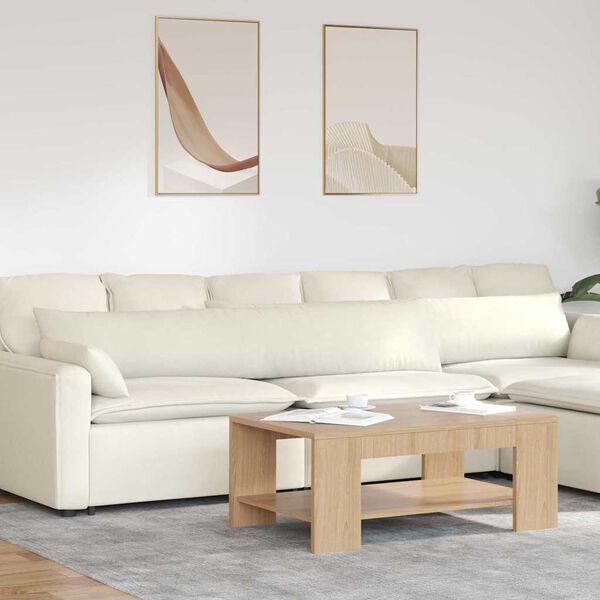 vidaXL Jastučići za sofu 2 pcs Krema 200 x 40 cm Kordura tekstil