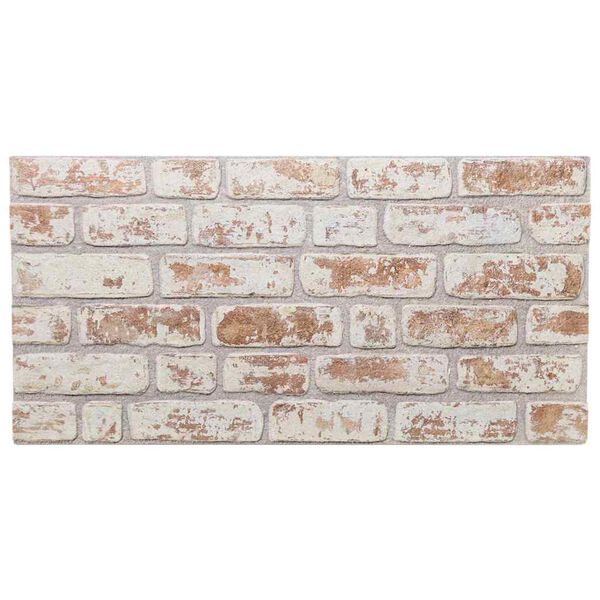 vidaXL 3D zidni paneli 10 kom crveno-bijelo 100 x 50 cm EPS