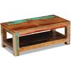 vidaXL Stolić za kavu od masivnog obnovljenog drva 90 x 45 x 35 cm