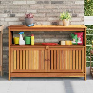 vidaXL Konzolni vrtni stol 110 x 35 x 75 cm od masivnog drva bagrema