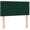 vidaXL Box Spring krevet s madracem tamno zeleni 90x210 cm bar&scaron;un