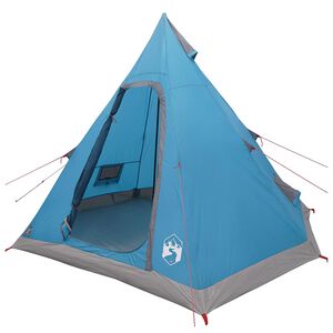 vidaXL Tipi Tent Water-Resistant 3-osobni Plava