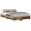 vidaXL Okvir kreveta bez madraca staro drvo 135x190 cm