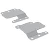vidaXL Držač za ravno montiranje 2 pcs Srebrno 75 x 66 x 1,4 mm Čelik
