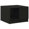 vidaXL Kava Stol Crni hrast 50 x 50 x 36 cm Konstruirano drvo