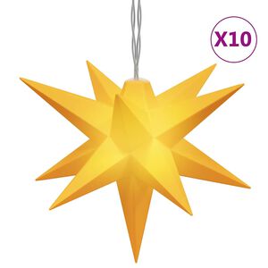 vidaXL Božićno svjetlo 10 LED žuto 10 cm