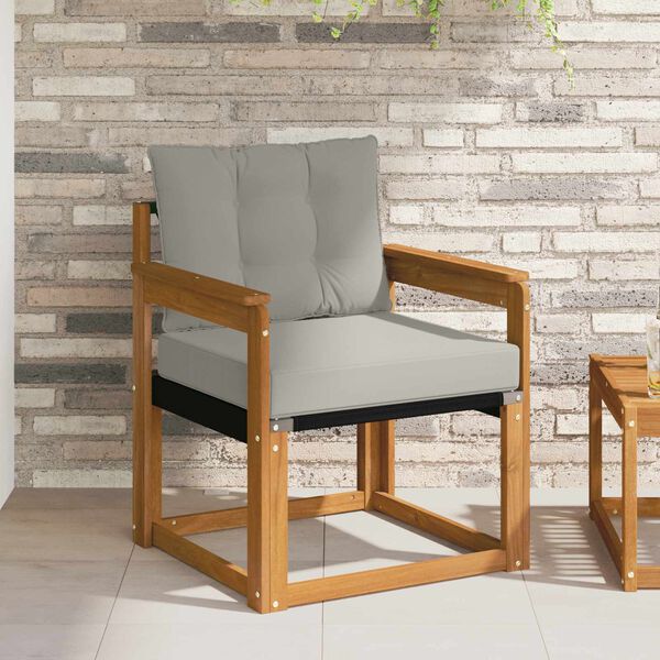 vidaXL Set vanjskih sofa Čvrsto drvo akacije i Textilene