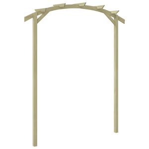 vidaXL Vrtna pergola od impregnirane borovine 180 x 210 x 40 cm