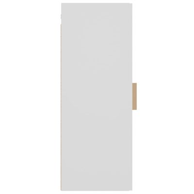 vidaXL Viseći zidni ormarić bijeli 34,5 x 34 x 90 cm