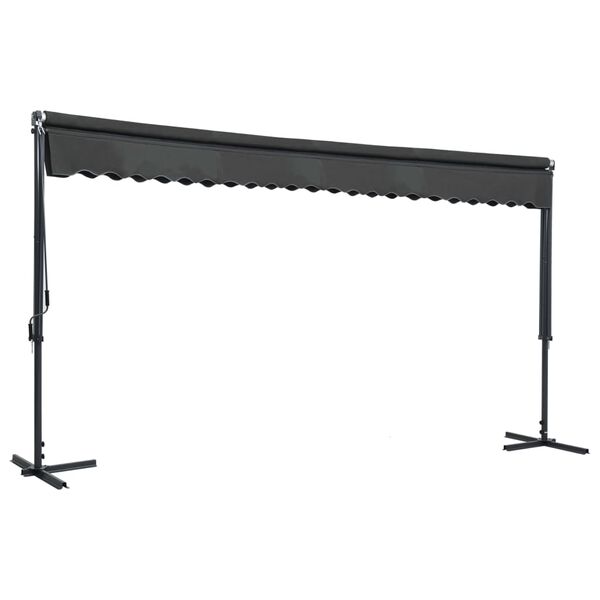 vidaXL Samostojeća tenda 500 x 300 cm antracit