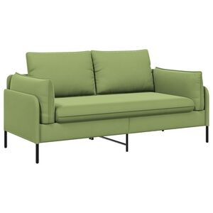 vidaXL Sofa za dvije osobe 2-sjedalo Svijetlo zelena 188 x 81 x 89 cm