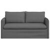 vidaXL Sofa Tamno siva 156 x 82 x 85 cm tkanina