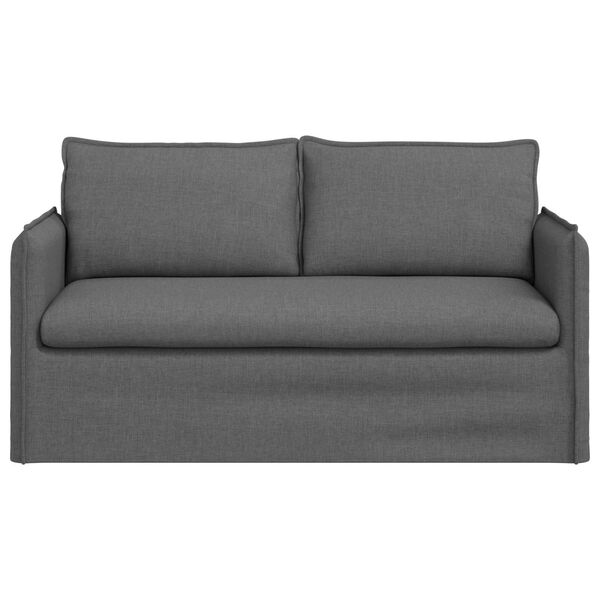 vidaXL Sofa Tamno siva 156 x 82 x 85 cm tkanina