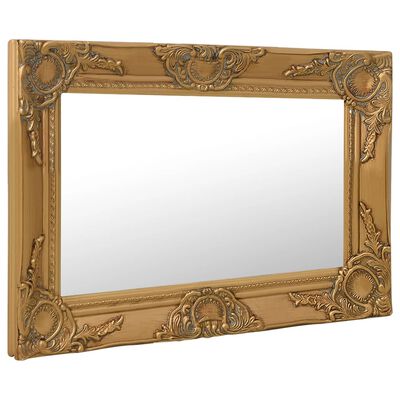 vidaXL Zidno ogledalo u baroknom stilu 60 x 40 cm zlatno