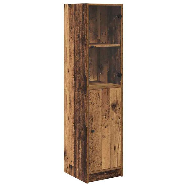 vidaXL Highboard Staro drvo 35 x 37 x 142 cm Konstruirano drvo