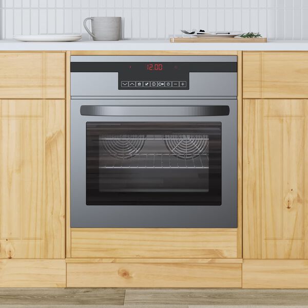 vidaXL Cabinet SKI Medeno Smeđa 60 x 46 x 81 cm Čvrsto borovo drvo