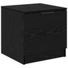 vidaXL Ormarić za krevet s ladicama 2 pcs Crni hrast 40 x 39 x 40cm