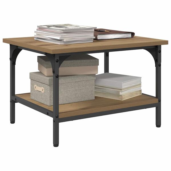 vidaXL Držač za printer Umjetnički hrast 50 x 40 x 38 cm