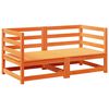 vidaXL 2-dijelni set vrtnih sofa vo&scaron;tano smeđi od masivne borovine