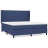 vidaXL Krevet s oprugama i madracem plavi 180x200 cm od tkanine
