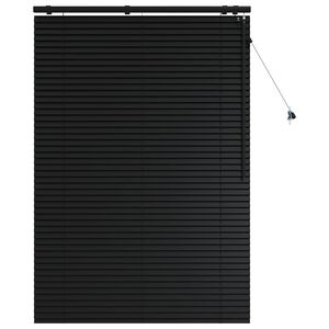 vidaXL Venecijanska roleta Crna 120 x 160 cm 35 mm