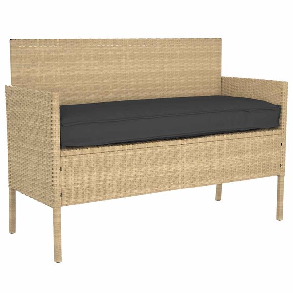 vidaXL Set jastučića za palete 2 pcs Crna 120 x 40 x 8 cm