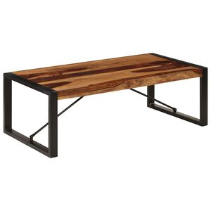 vidaXL Stolić za kavu od masivnog drva akacije 120 x 60 x 40 cm