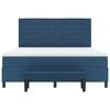 vidaXL Krevet s opruga kutije s uzglavljem Plava 180 x 200 cm tkanina
