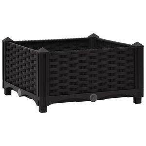 vidaXL Povi&scaron;ena gredica 40 x 40 x 23 cm od polipropilena