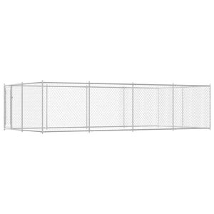 vidaXL Vanjski kavez za pse 7,6 x 3,8 x 1,9 m