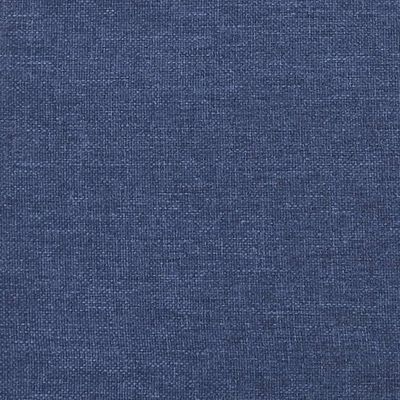 vidaXL Krevet s oprugama i madracem plavi 120 x 190 cm od tkanine