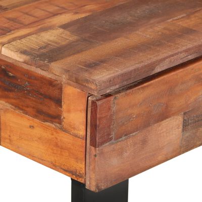 vidaXL Konzolni stol 110 x 30 x 76 cm od masivnog obnovljenog drva