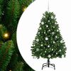 vidaXL Umjetno božićno drvce 150 cm 150 LED lampica Topla bijela
