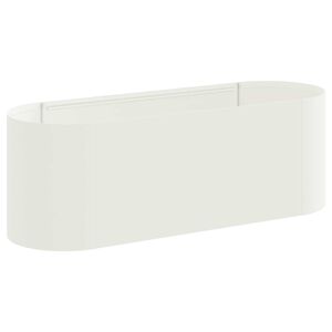 vidaXL Povi&scaron;eni vrtni krevet Bijela 120 x 40 x 40 cm